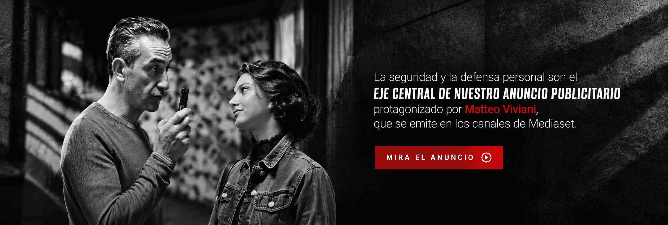 Anuncio sobre seguridad y defensa personal